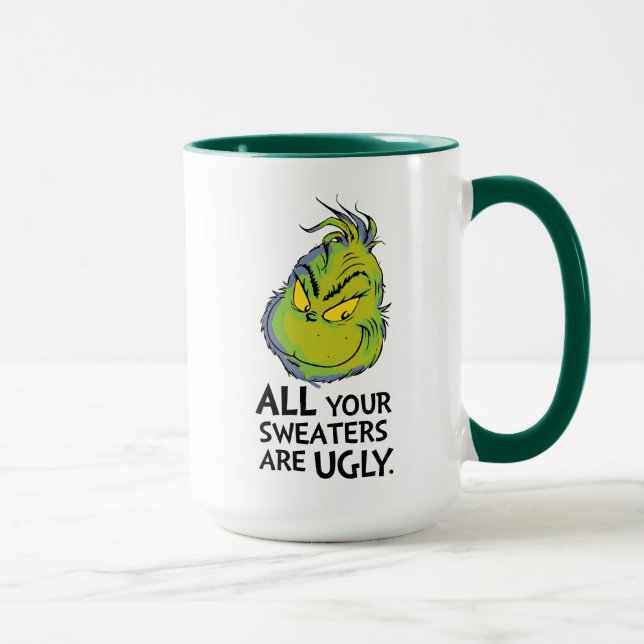 Taza Snarky Grinch | Todos tus sudores son feos (Derecha)