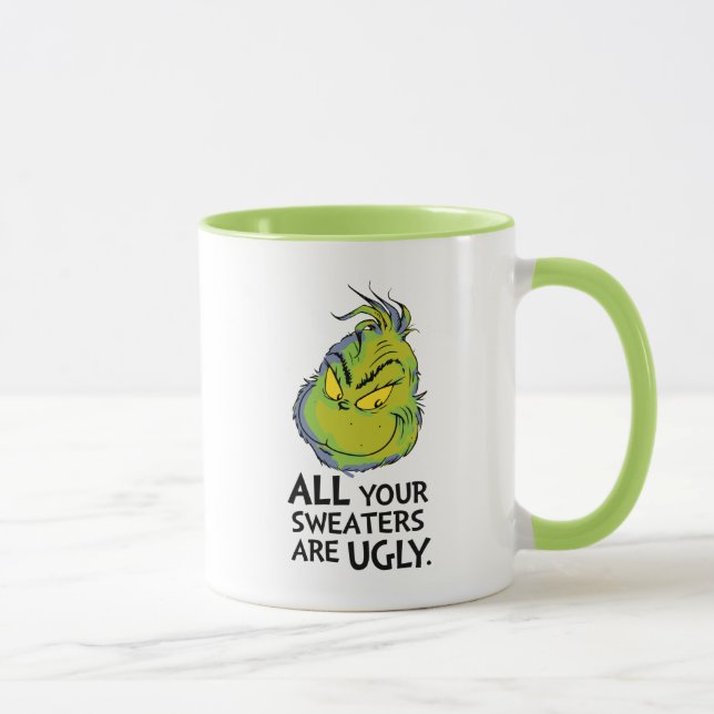 Taza Snarky Grinch | Todos tus sudores son feos (Derecha)