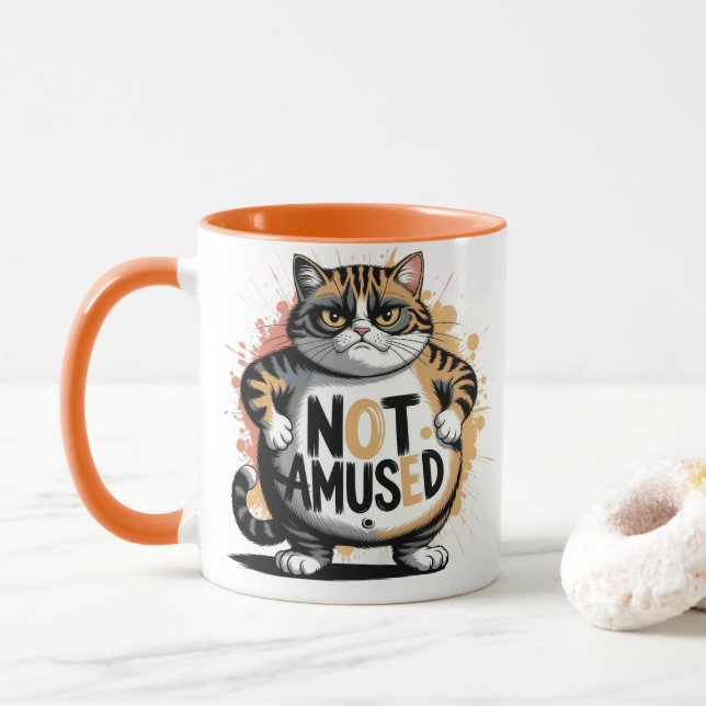 Taza Snarky Humor 11 oz Café Mug (Con donut)