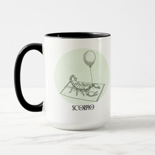 Taza Sneaky Scorpio Classy Zodiac Birthday Gift (Izquierda)