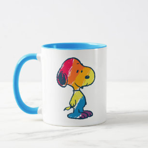 Taza Snoopia arcoiris