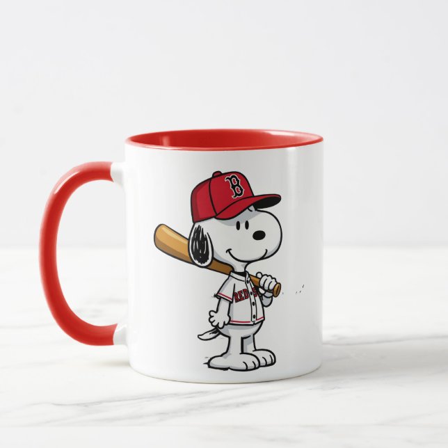 Taza Snoopy Baseball Boston (Izquierda)