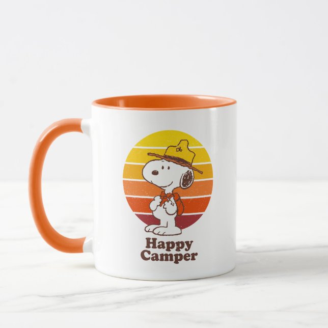 Taza Snoopy | Beagle Scout - Camper feliz (Izquierda)