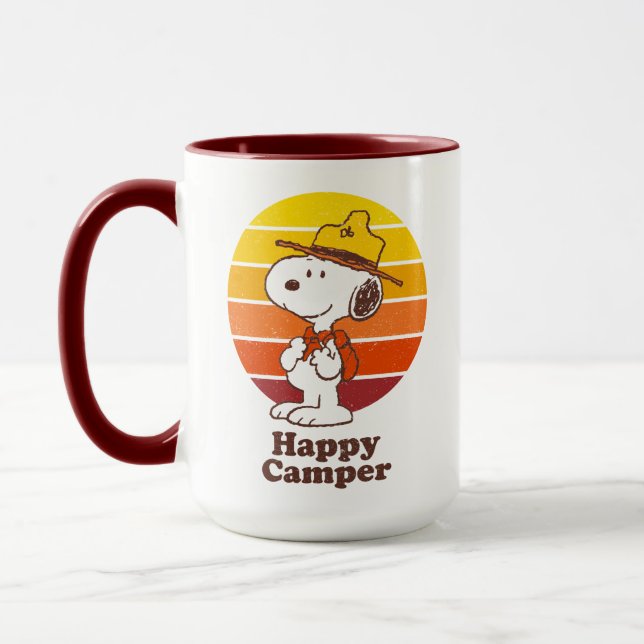 Taza Snoopy | Beagle Scout - Camper feliz (Izquierda)