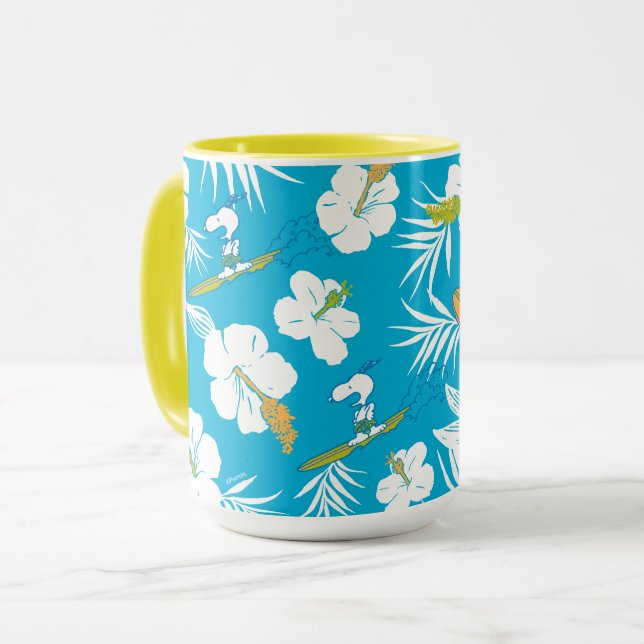 Taza Snoopy Brooklyn Beach Pattern (Anverso izquierdo)