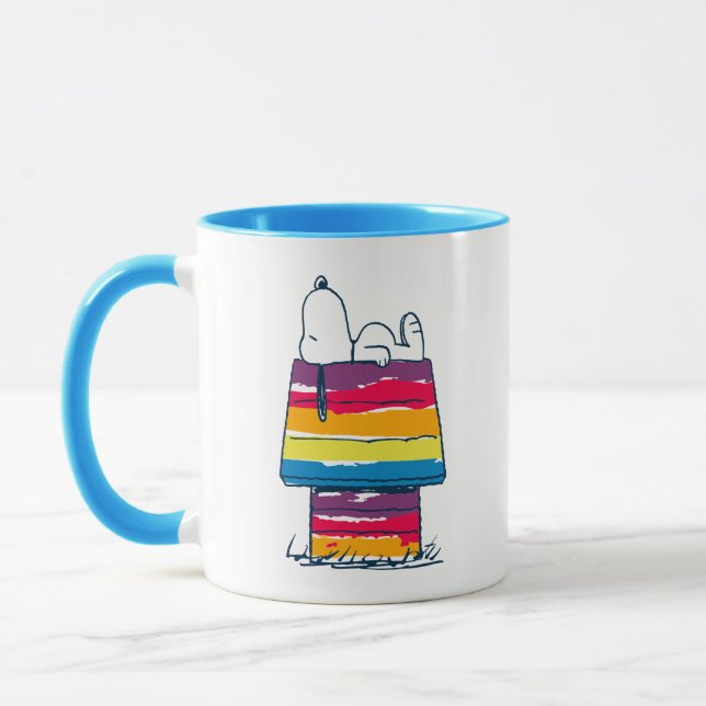 Taza Snoopy | Casa de perros arco iris (Izquierda)