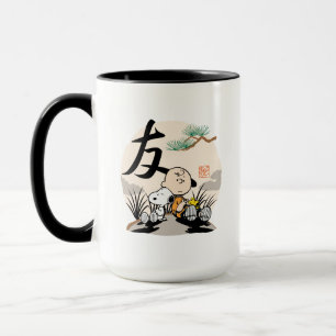 Taza Snoopy, Charlie Brown y Woodstock - Amigo