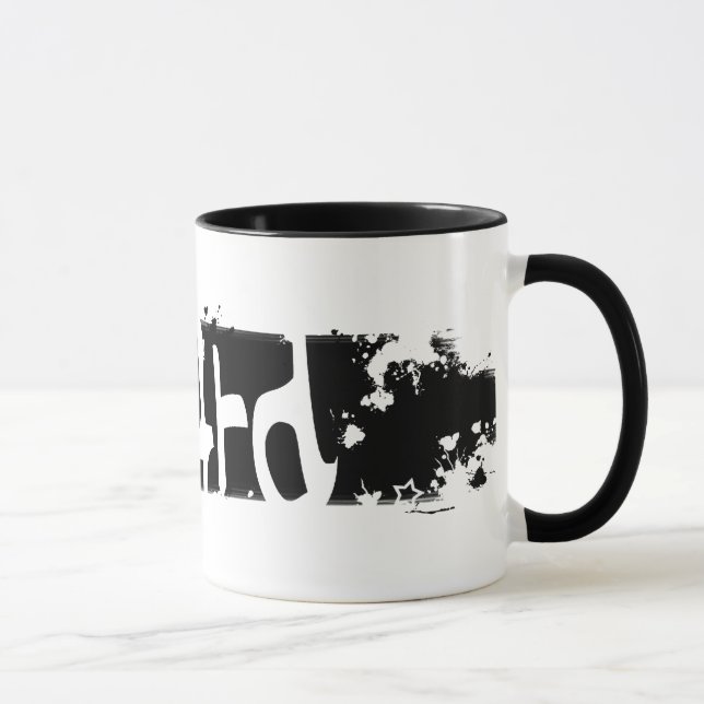 Taza snowboard. arañado. (Derecha)