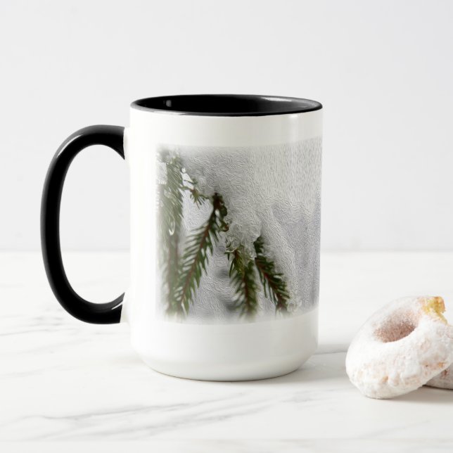 Taza Snowley Pines (Con donut)