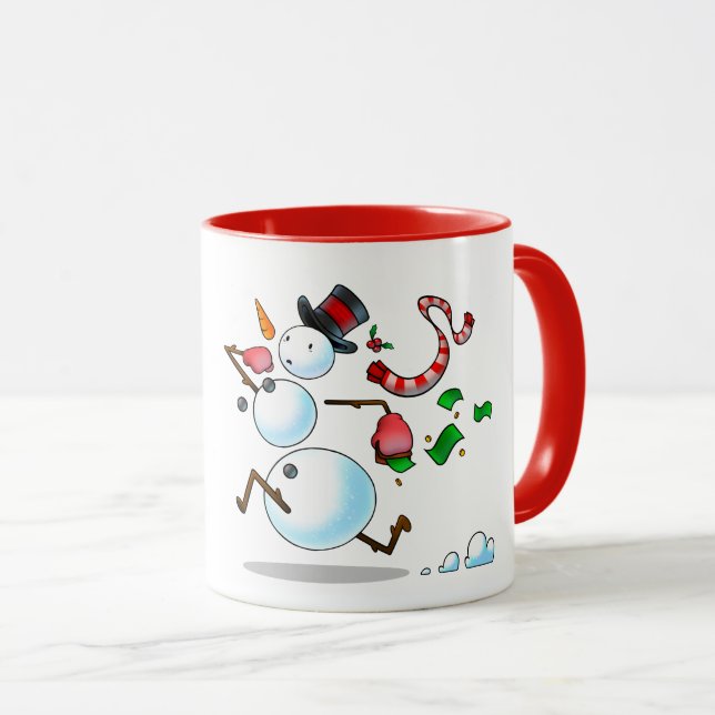 Taza Snowman Black Friday (Anverso derecho)