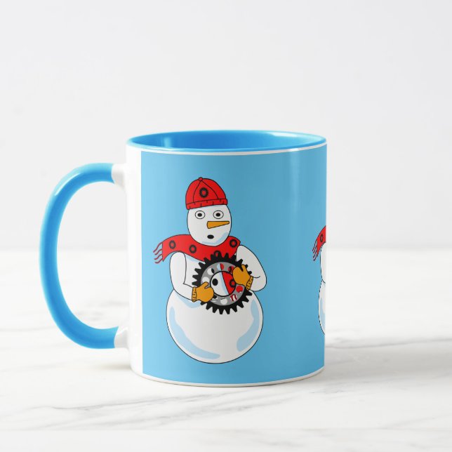 Taza Snowman mecánico (Izquierda)