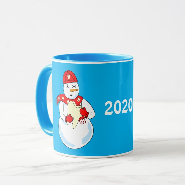 Taza Snowman Tooth (Anverso izquierdo)