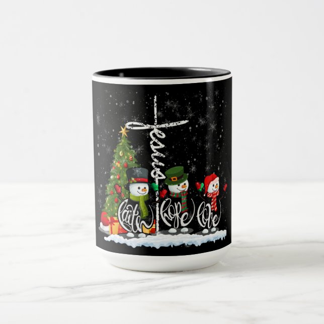 Taza Snowmen Beneath the Tree: A Christmas Message  (Centro)