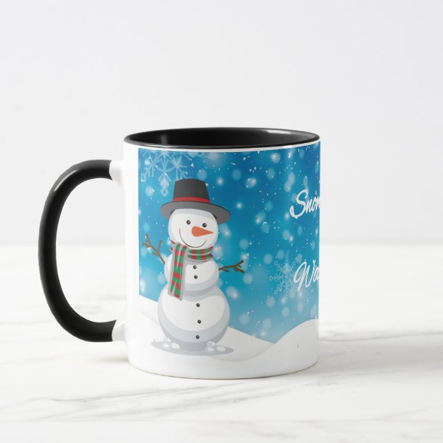 Taza Snowy Hugs & Warm Sips (Izquierda)