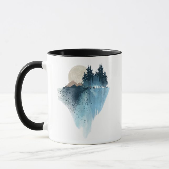 Taza Snowy Mountain Landscape (Izquierda)
