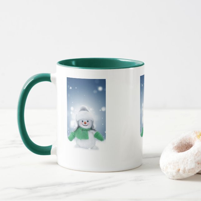 Taza Snowy Snowman (Con donut)