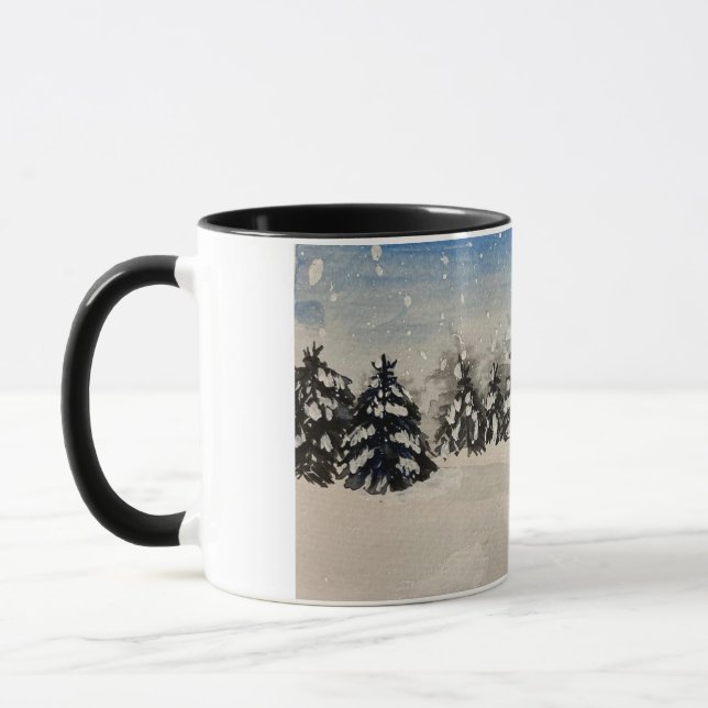 Taza Snowy Trees Mug (Izquierda)