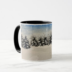 Taza Snowy Trees Mug