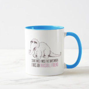Taza Snuffleupagus   A veces extraño los días