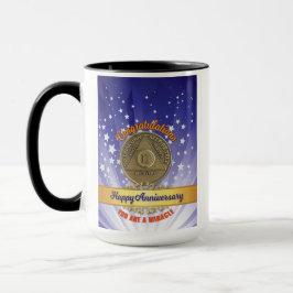 Taza Sober a 2 años - Eres un nombre/año personalizado