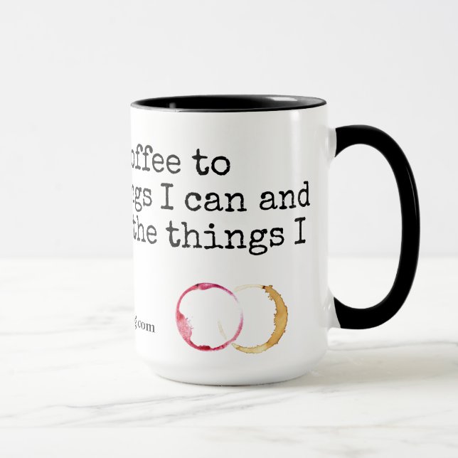Taza Sobre el café y el vino (Derecha)
