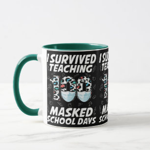 Taza Sobreviví A La Enseñanza De 100 Días Escolares Enm