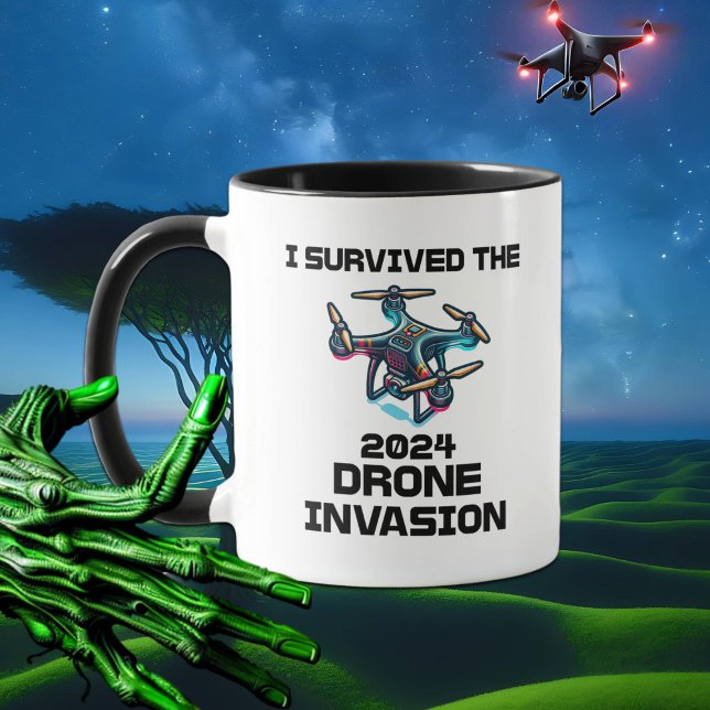 Taza Sobreviví a la invasión de drones en 2024 (Subido por el creador)
