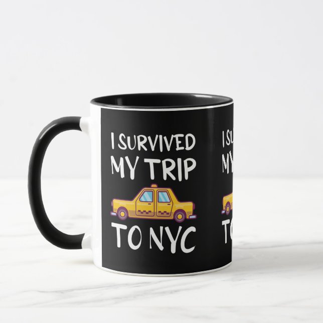Taza Sobreviví A Mi Viaje A Nueva York (Izquierda)