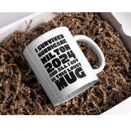 Taza Sobreviví al huracán Milton Humor 2024
