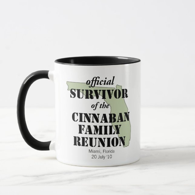 Taza Sobreviviente de Reunión Familiar Oficial - Florid (Izquierda)