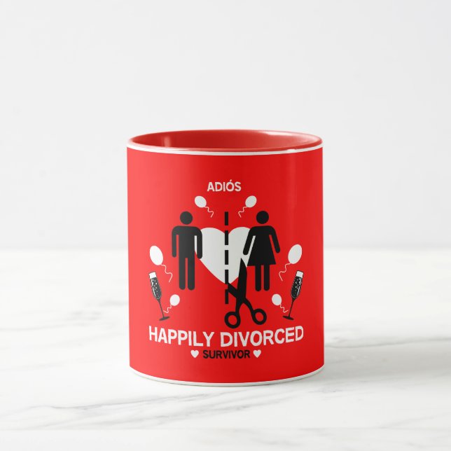 Taza Sobreviviente del divorcio (Centro)