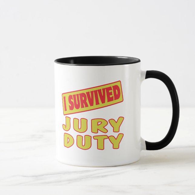 TAZA SOBREVIVIR EL DEBER DE JURADO (Derecha)