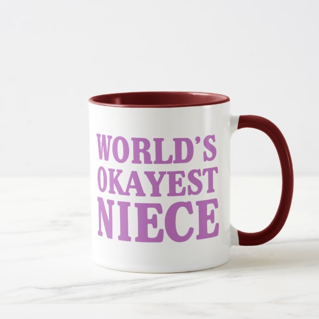 Taza Sobrina de Okayest del mundo (Derecha)