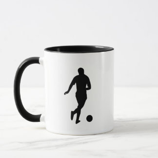Taza Soccer Player Art