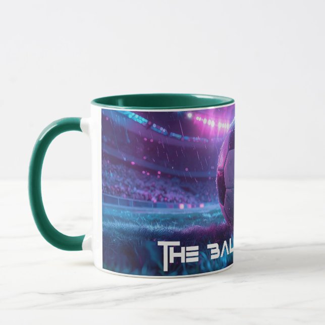 TAZA SOCCER - THE BALL IS ROUND - FOOTBALL (Izquierda)