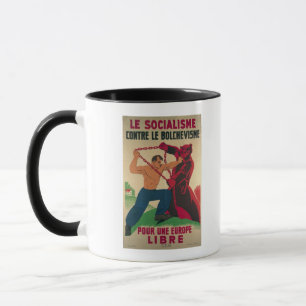 Taza Socialismo contra el Bolshevism para un libre