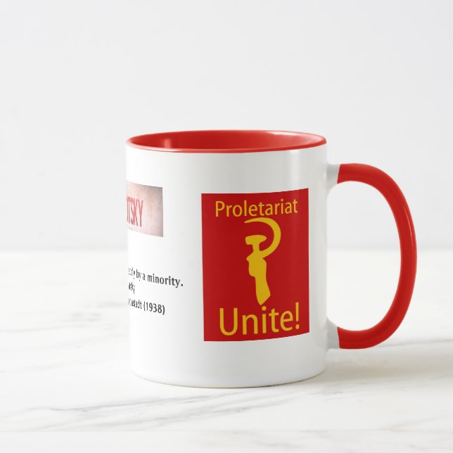 Taza socialista de la revolución (Derecha)