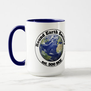Taza sociedad de la Tierra redonda
