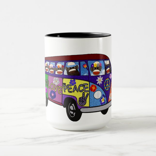 Taza Sock Money Peace Bus Mug (Centro)