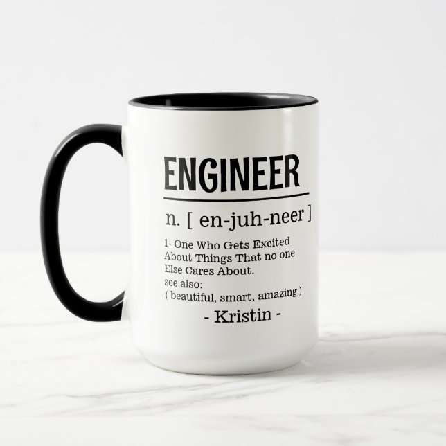 Taza Software para estudiantes de ingeniería de definic (Izquierda)