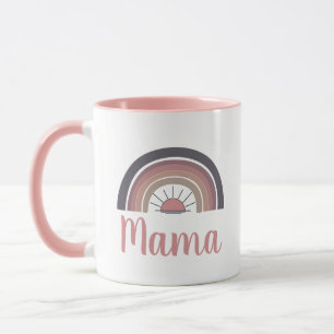 Taza Sol arcoiris personalizado Mama