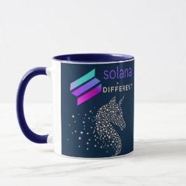Taza solana crypto coffee mug comercio de barro de café