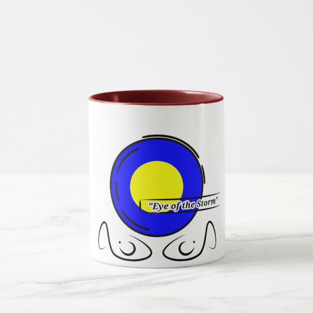 Taza solar azul (Centro)