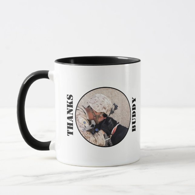 Taza Soldado Agradece a su Perro Militar (Izquierda)