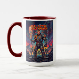 Taza Soldado de parodia táctica de ciencia ficción vint