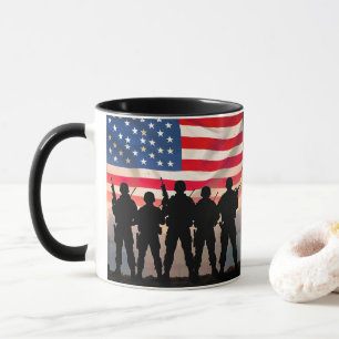Taza Soldado veterano héroe 4 de julio Día de la Indepe
