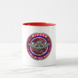 Taza Soldados aerotransportados con paracaídas sorpren