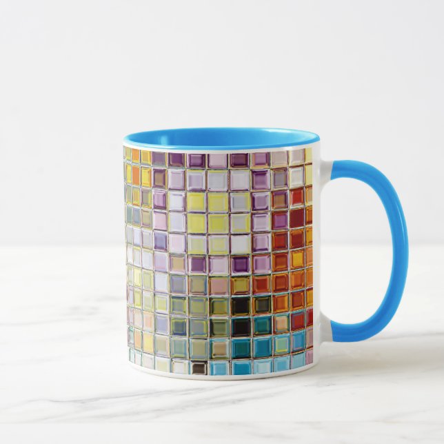 Taza soleada del personalizado de la flor del (Derecha)