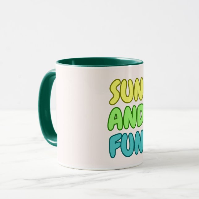 Taza Soleada Y Divertida (Anverso izquierdo)