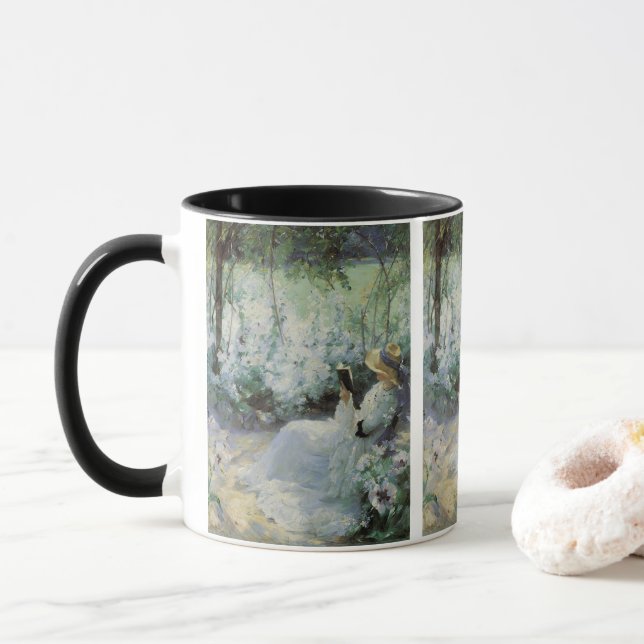 Taza Soledad Deliciosa de Frank Bramley, Arte Antiguo (Con donut)